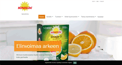Desktop Screenshot of minisun.fi